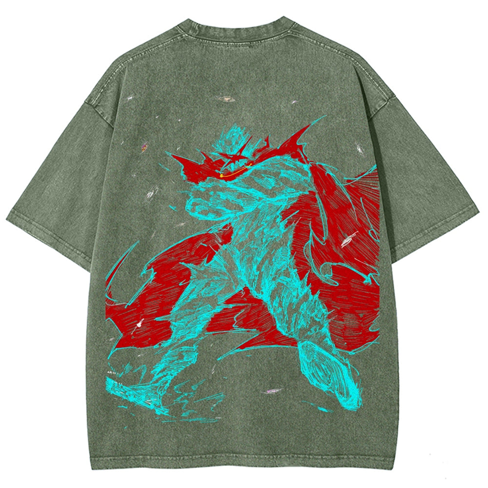 Gurren lagann Tengen Toppa Unisex Fit Washed T-Shirt 2508014822