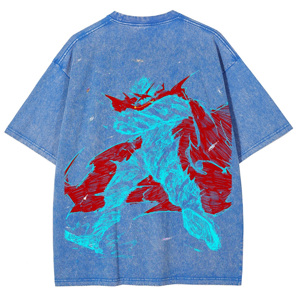 Gurren lagann Tengen Toppa Unisex Fit Washed T-Shirt 2508014822