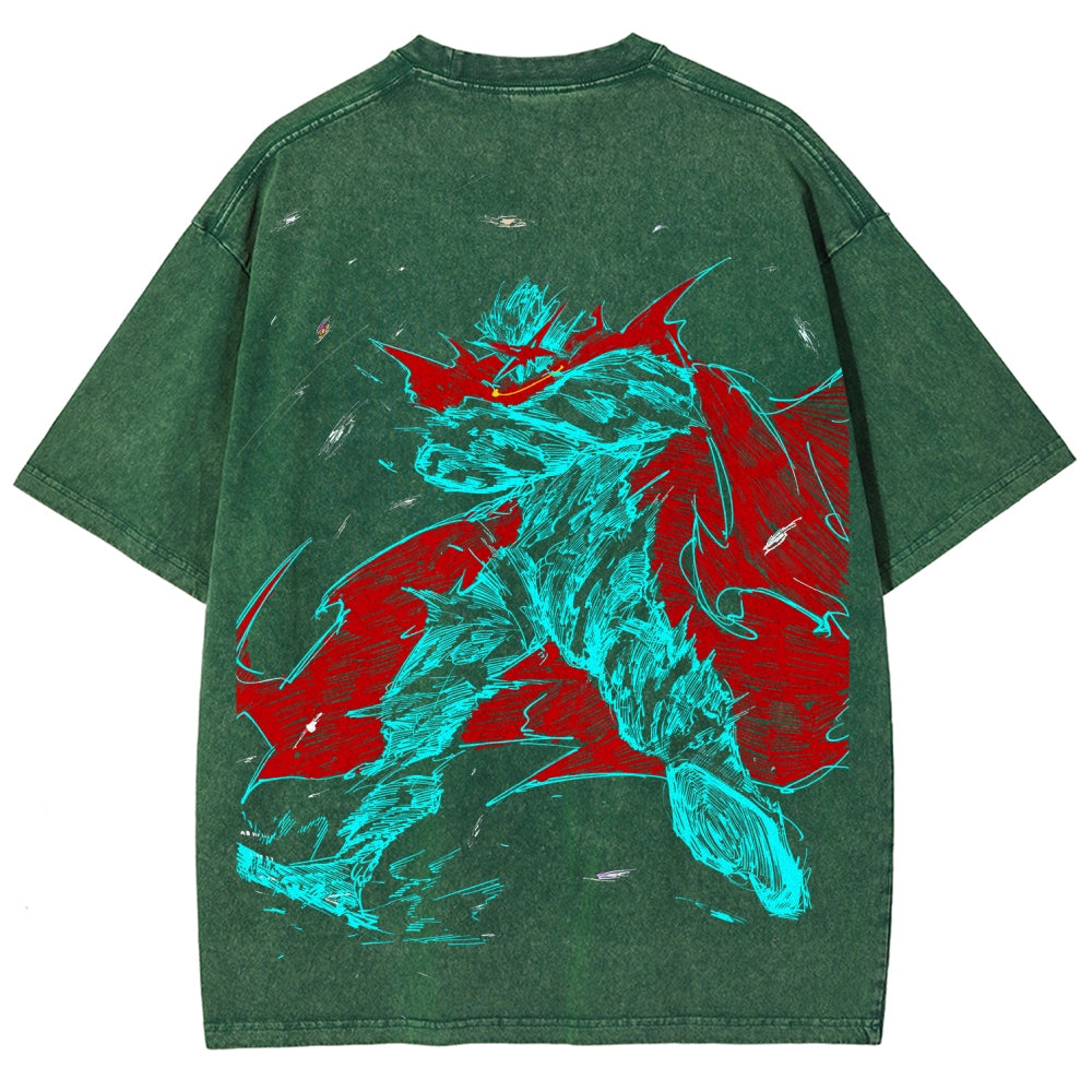 Gurren lagann Tengen Toppa Unisex Fit Washed T-Shirt 2508014822