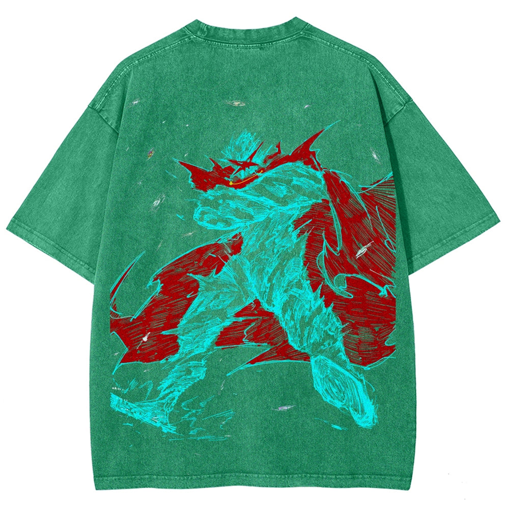 Gurren lagann Tengen Toppa Unisex Fit Washed T-Shirt 2508014822