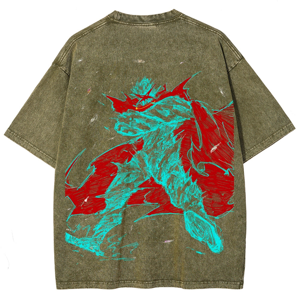 Gurren lagann Tengen Toppa Unisex Fit Washed T-Shirt 2508014822