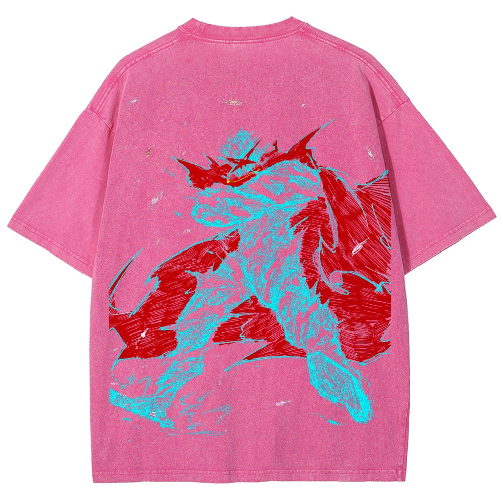 Gurren lagann Tengen Toppa Unisex Fit Washed T-Shirt 2508014822