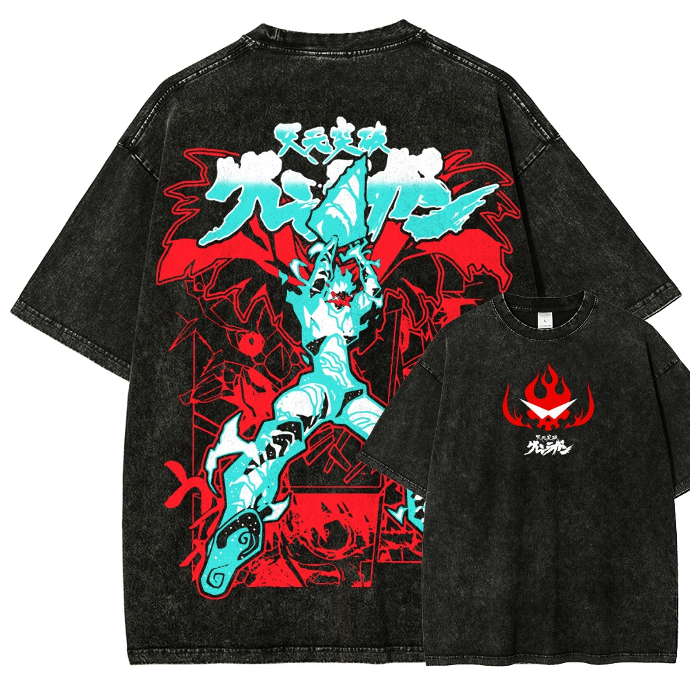 Gurren lagann Tengen Toppa Unisex Fit Washed T-Shirt 2508014874
