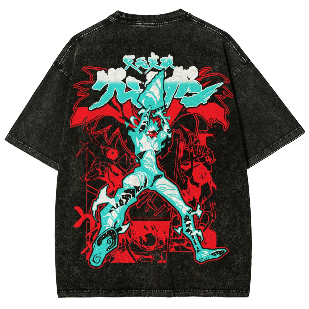 Gurren lagann Tengen Toppa Unisex Fit Washed T-Shirt 2508014874