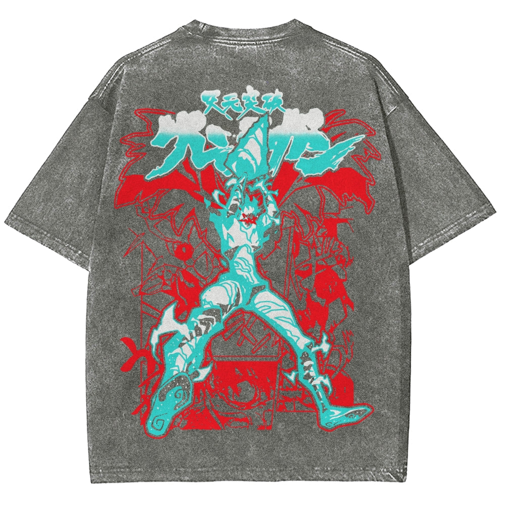 Gurren lagann Tengen Toppa Unisex Fit Washed T-Shirt 2508014874
