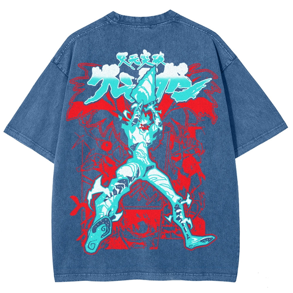 Gurren lagann Tengen Toppa Unisex Fit Washed T-Shirt 2508014874