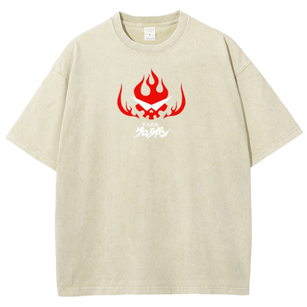 Gurren lagann Tengen Toppa Unisex Fit Washed T-Shirt 2508014874