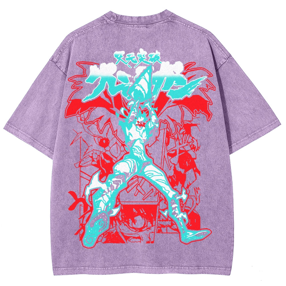 Gurren lagann Tengen Toppa Unisex Fit Washed T-Shirt 2508014874