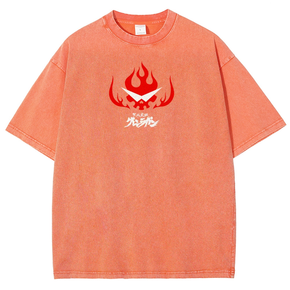 Gurren lagann Tengen Toppa Unisex Fit Washed T-Shirt 2508014874
