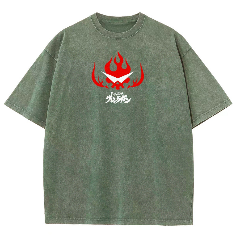 Gurren lagann Tengen Toppa Unisex Fit Washed T-Shirt 2508014874