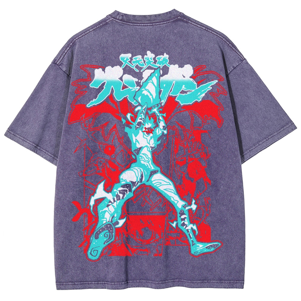 Gurren lagann Tengen Toppa Unisex Fit Washed T-Shirt 2508014874
