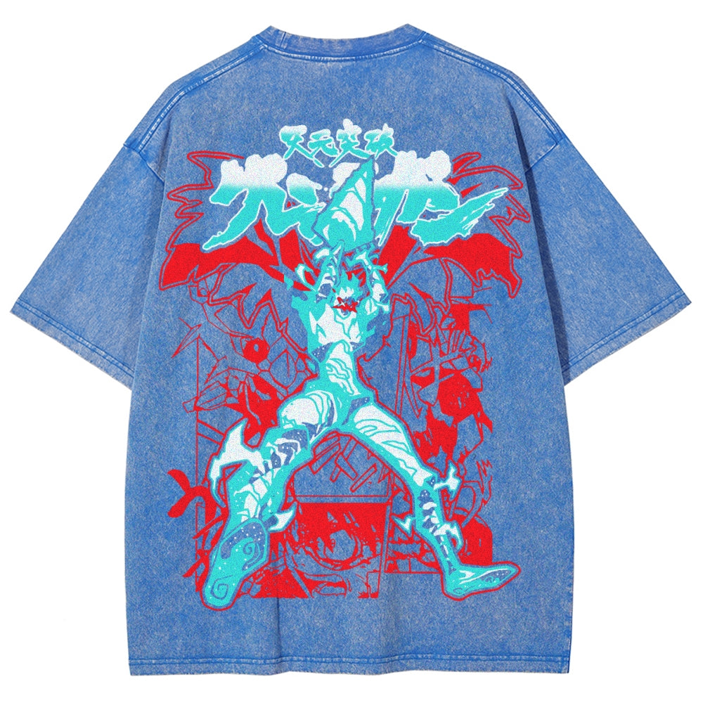 Gurren lagann Tengen Toppa Unisex Fit Washed T-Shirt 2508014874