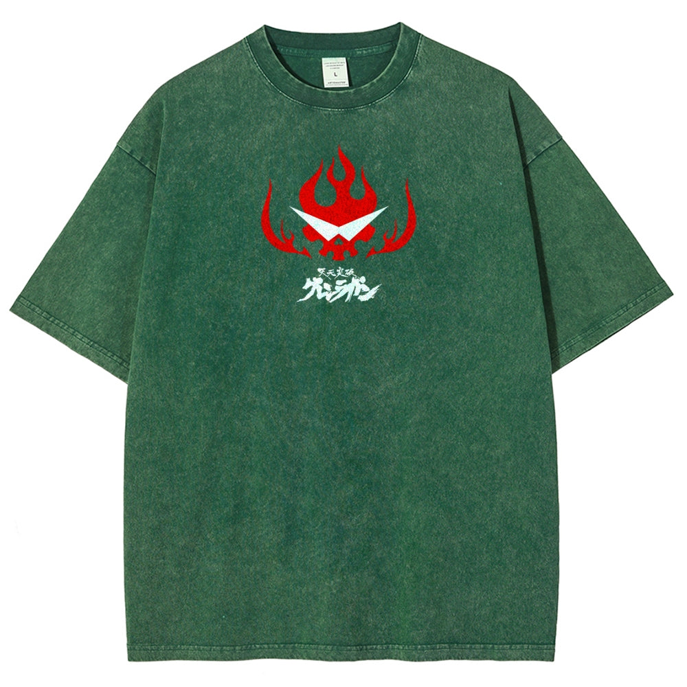Gurren lagann Tengen Toppa Unisex Fit Washed T-Shirt 2508014874
