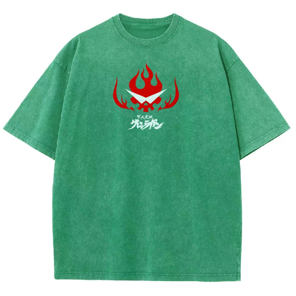 Gurren lagann Tengen Toppa Unisex Fit Washed T-Shirt 2508014874