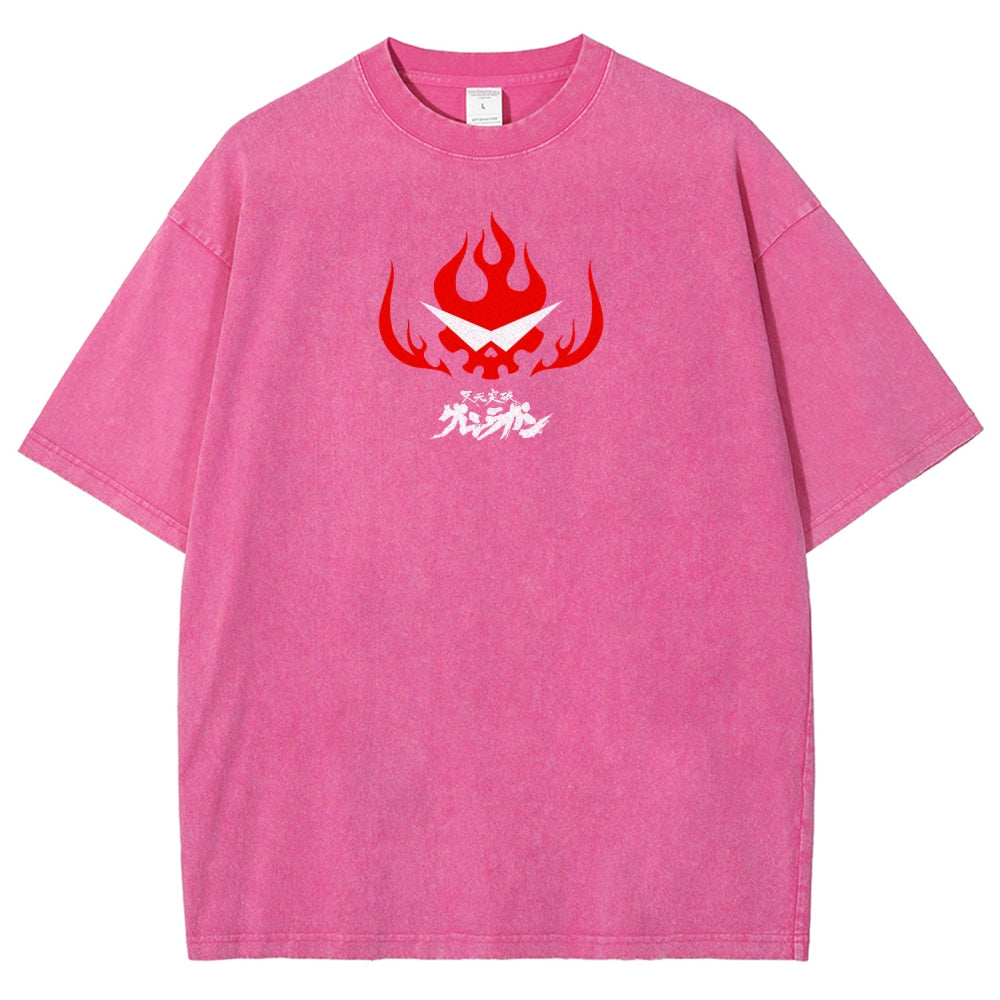 Gurren lagann Tengen Toppa Unisex Fit Washed T-Shirt 2508014874