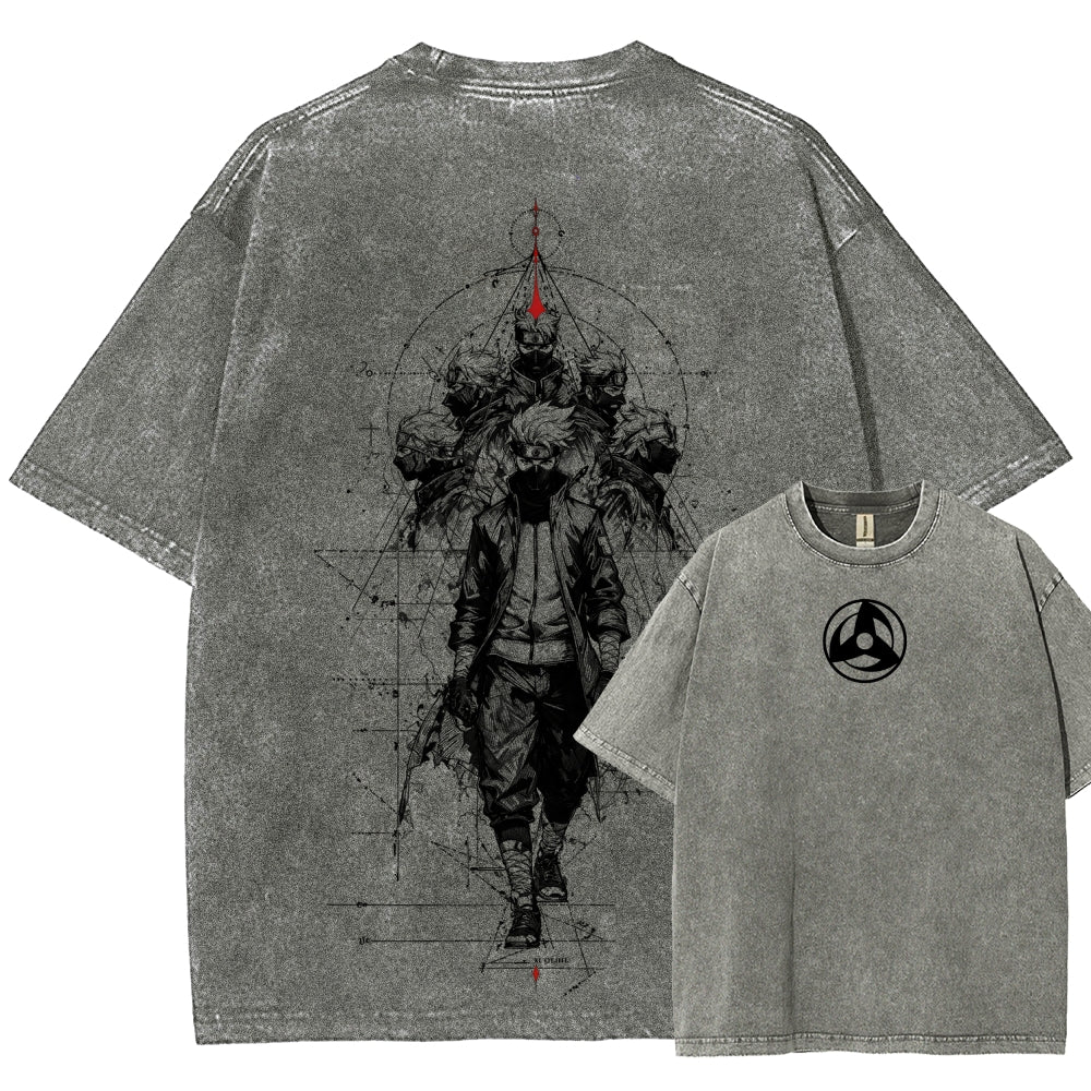 Naruto Unisex Fit Washed T-Shirt 2508017087