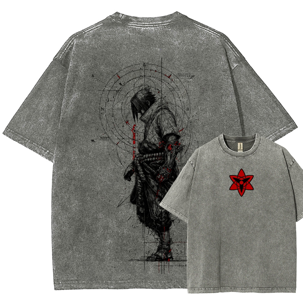 Naruto Unisex Fit Washed T-Shirt 2508017121