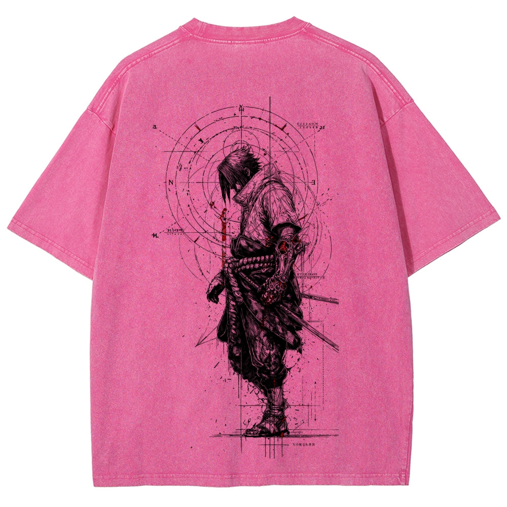 Naruto Unisex Fit Washed T-Shirt 2508017121