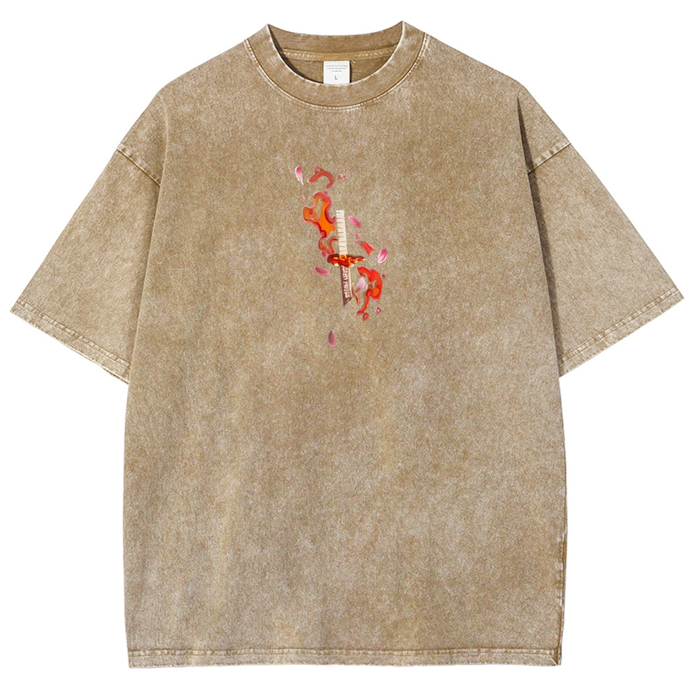 Demon Slayer Unisex Fit Washed T-Shirt 2508018941