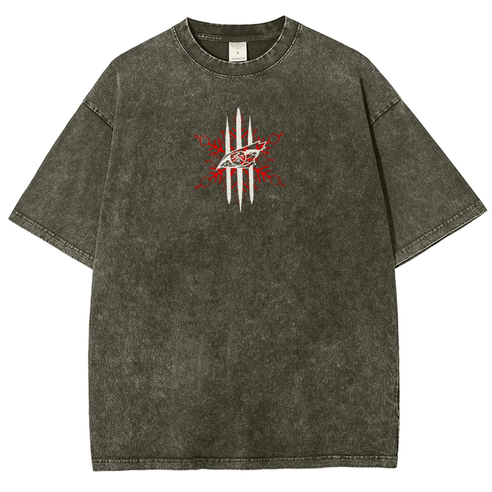 Demon Slayer Unisex Fit Washed T-Shirt 2508019191