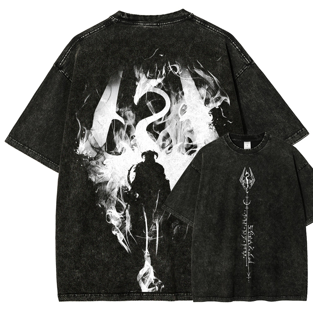 The Elder Scrolls Unisex Fit Washed T-Shirt 2508021754