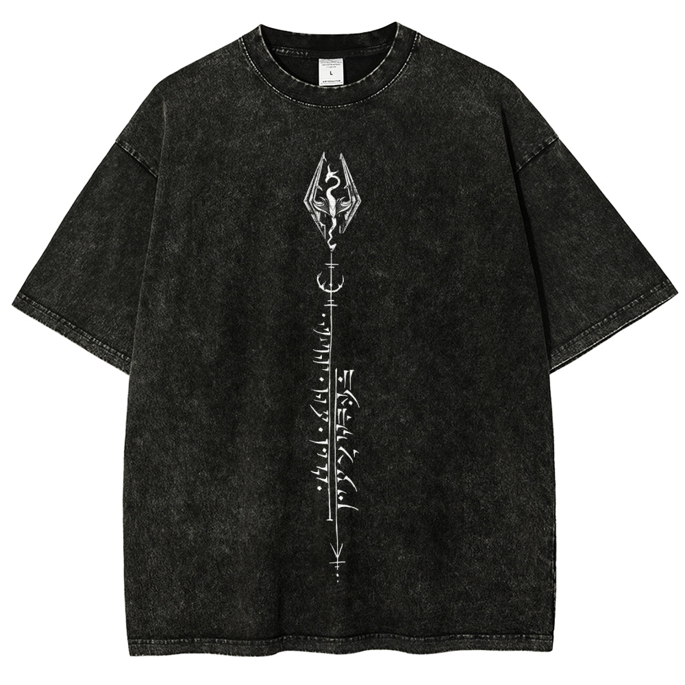 The Elder Scrolls Unisex Fit Washed T-Shirt 2508021754