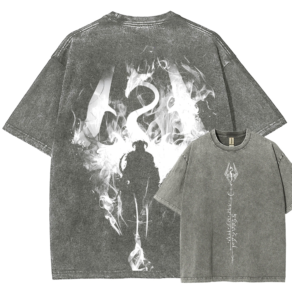 The Elder Scrolls Unisex Fit Washed T-Shirt 2508021754