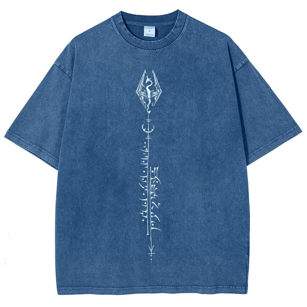 The Elder Scrolls Unisex Fit Washed T-Shirt 2508021754