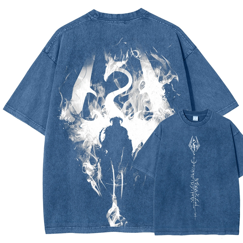 The Elder Scrolls Unisex Fit Washed T-Shirt 2508021754