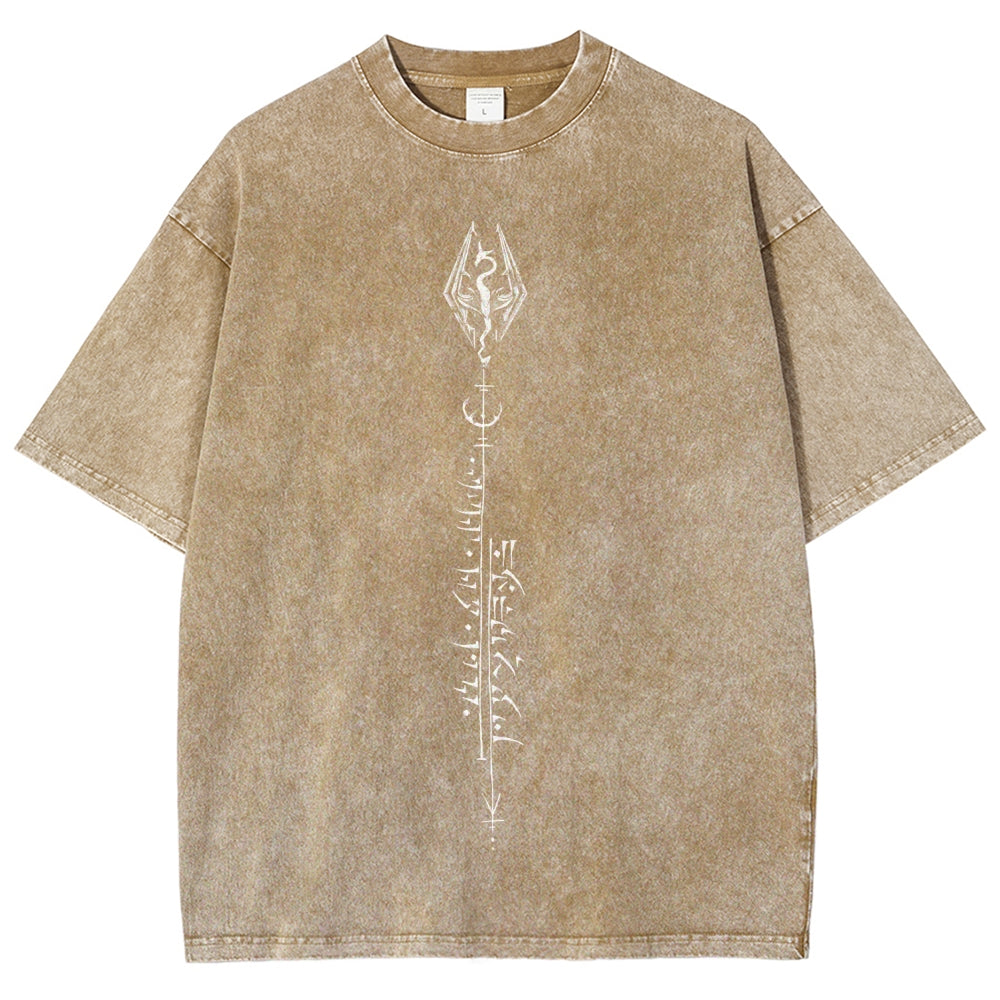 The Elder Scrolls Unisex Fit Washed T-Shirt 2508021754