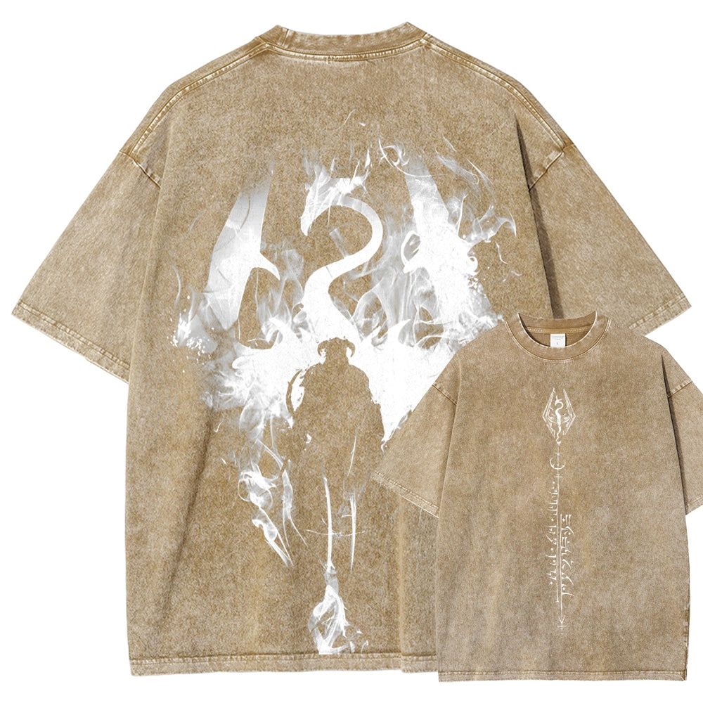 The Elder Scrolls Unisex Fit Washed T-Shirt 2508021754