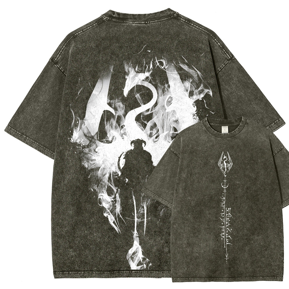 The Elder Scrolls Unisex Fit Washed T-Shirt 2508021754