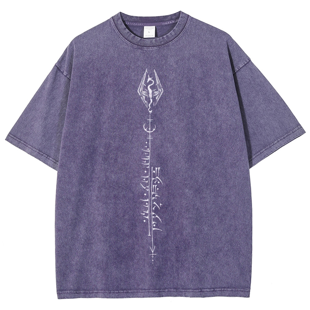 The Elder Scrolls Unisex Fit Washed T-Shirt 2508021754