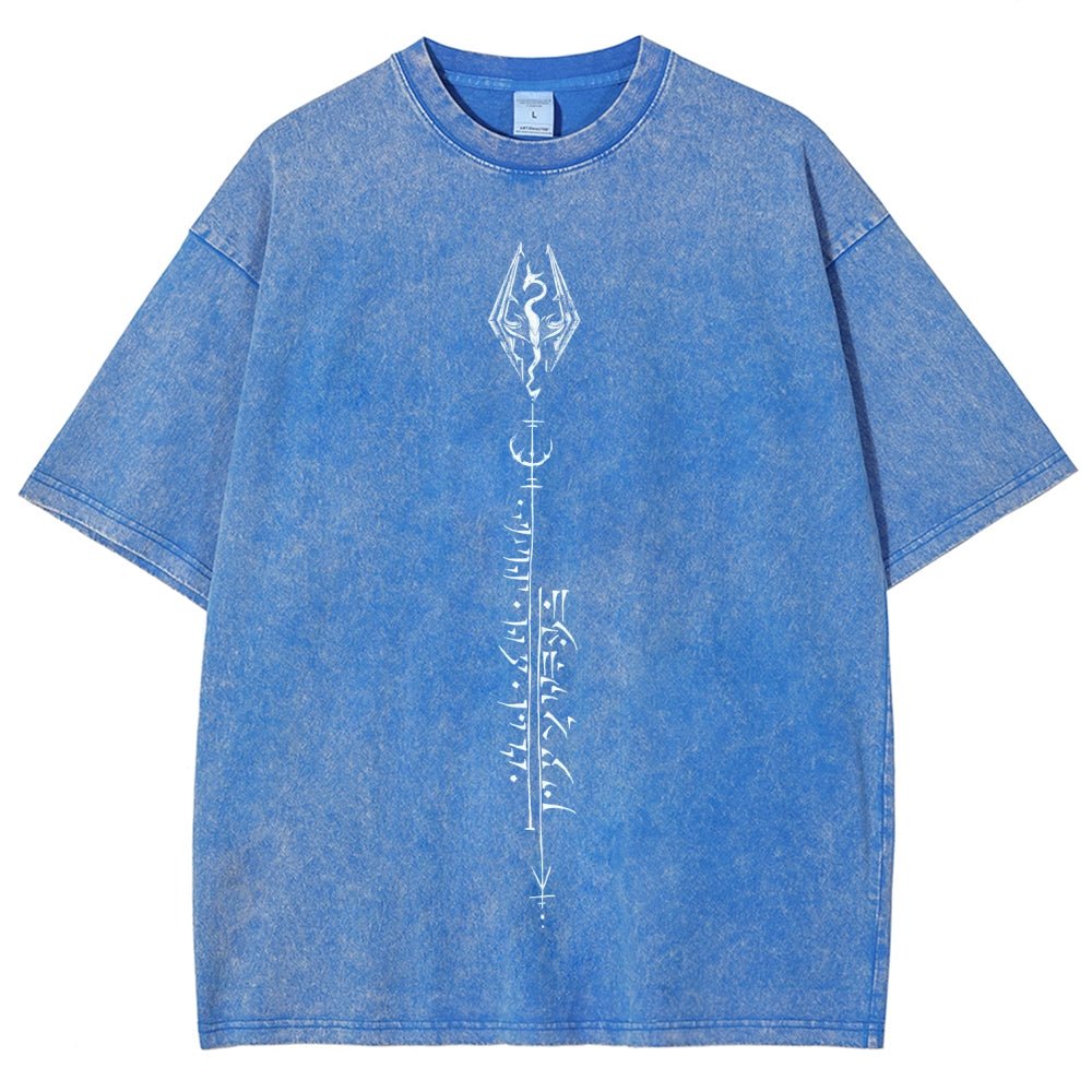 The Elder Scrolls Unisex Fit Washed T-Shirt 2508021754