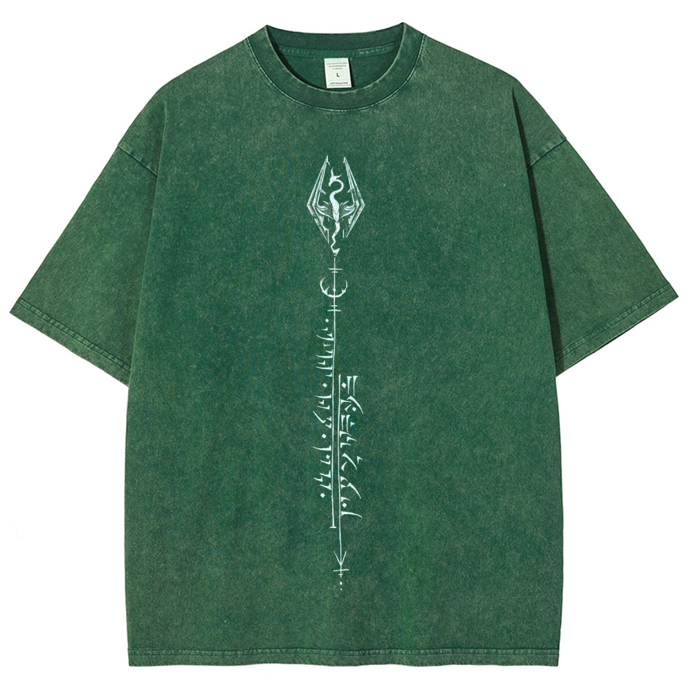 The Elder Scrolls Unisex Fit Washed T-Shirt 2508021754