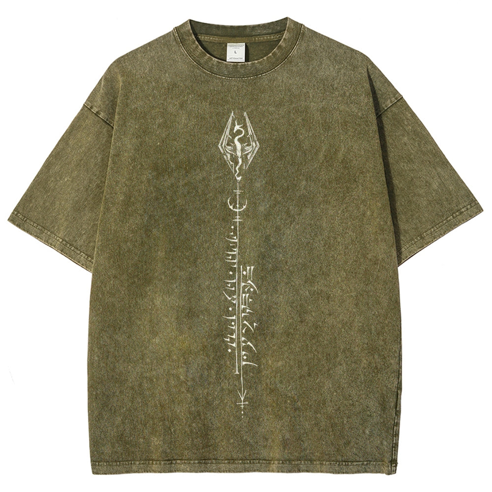 The Elder Scrolls Unisex Fit Washed T-Shirt 2508021754