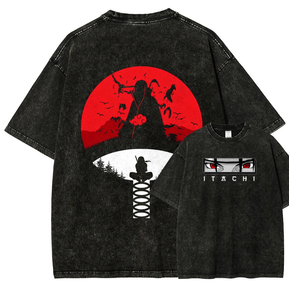 Naruto Unisex Fit Washed T-Shirt 2508023391