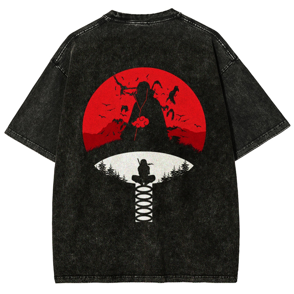 Naruto Unisex Fit Washed T-Shirt 2508023391