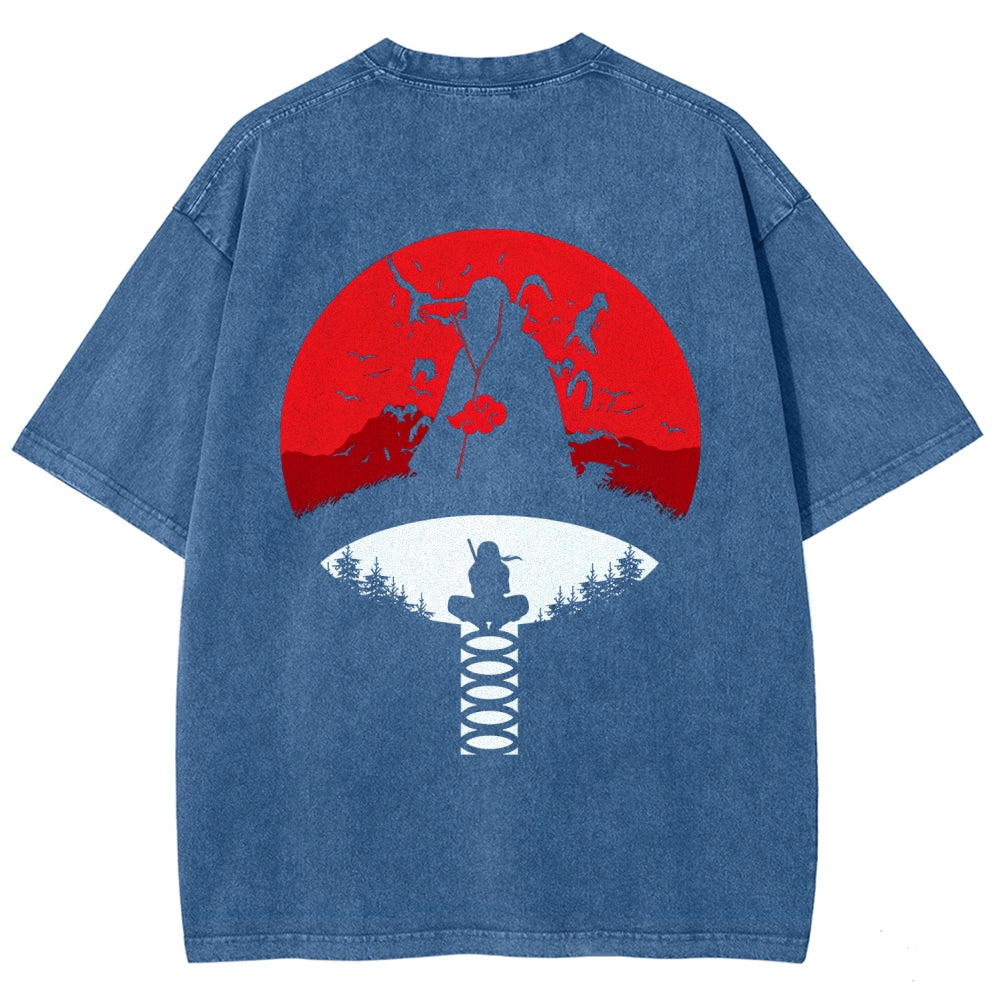 Naruto Unisex Fit Washed T-Shirt 2508023391