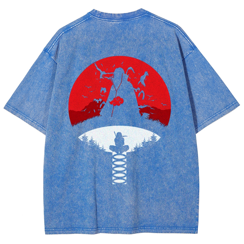Naruto Unisex Fit Washed T-Shirt 2508023391