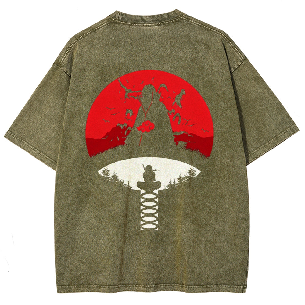 Naruto Unisex Fit Washed T-Shirt 2508023391