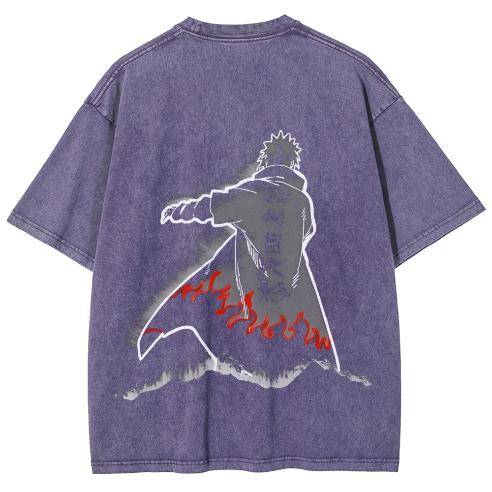 Naruto Unisex Fit Washed T-Shirt 2508023596
