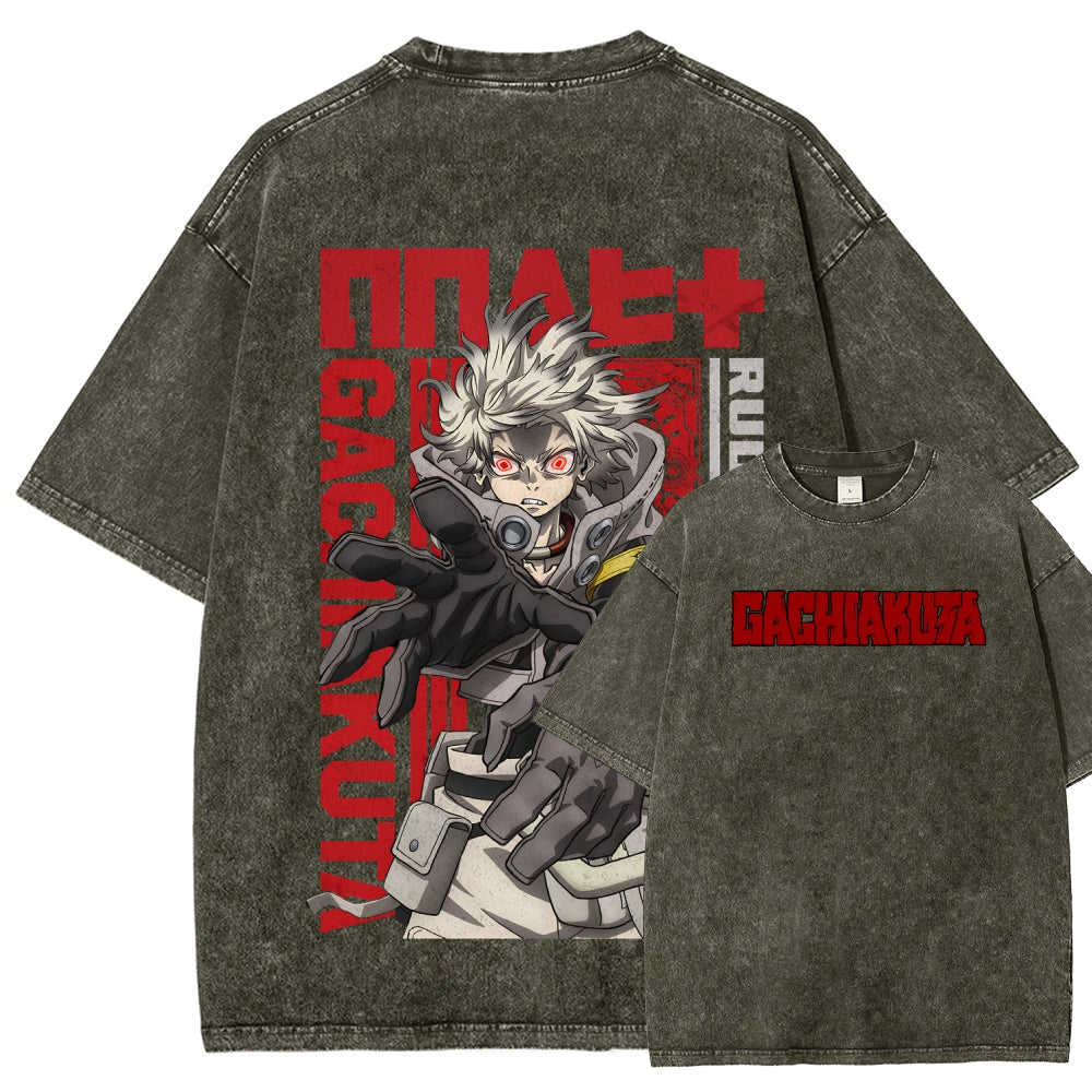Gachiakuta Unisex Fit Washed T-Shirt 2509001341