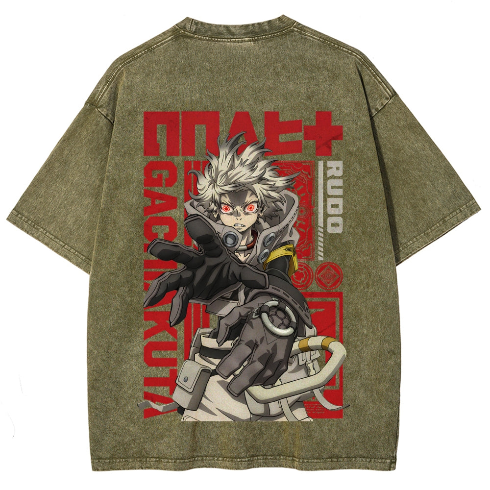 Gachiakuta Unisex Fit Washed T-Shirt 2509001341