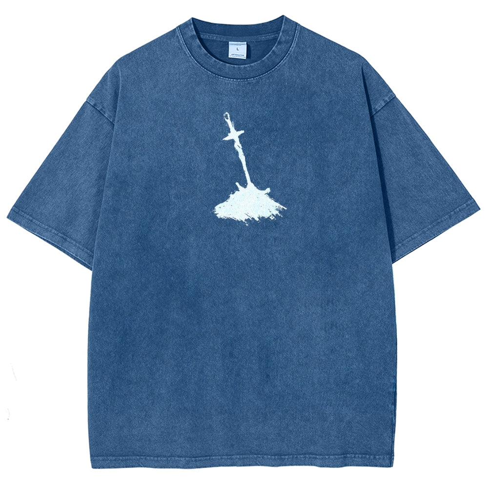 Dark Souls Unisex Fit Washed T-Shirt 2509001592