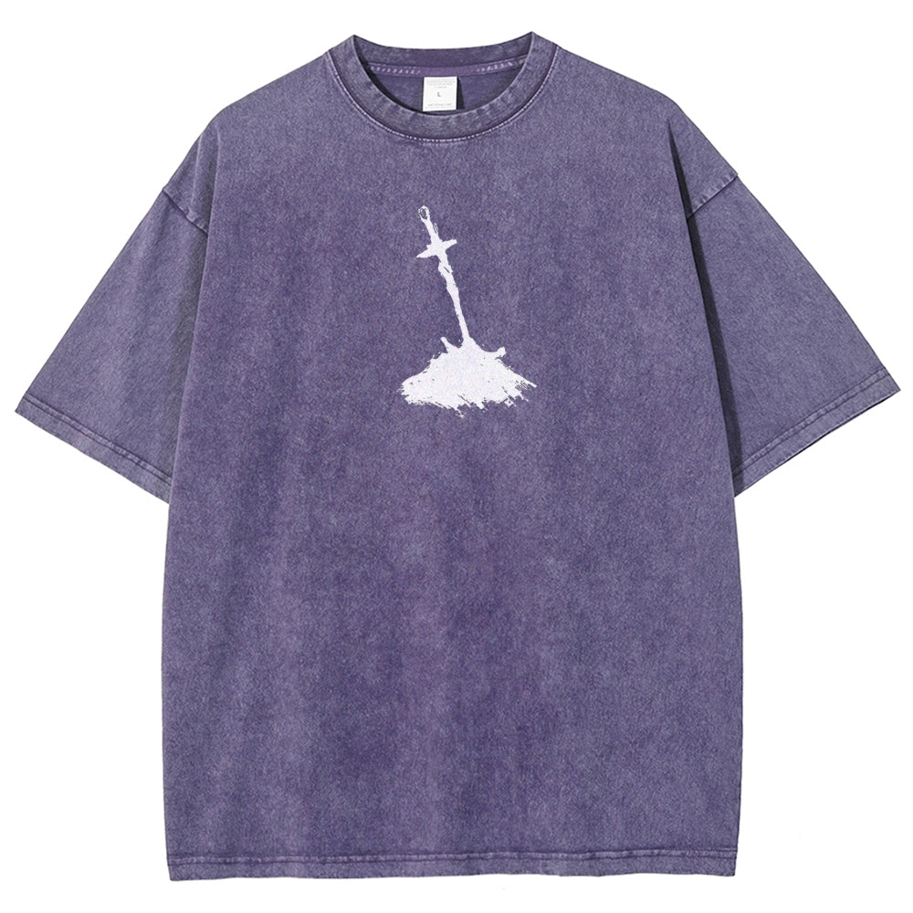 Dark Souls Unisex Fit Washed T-Shirt 2509001592