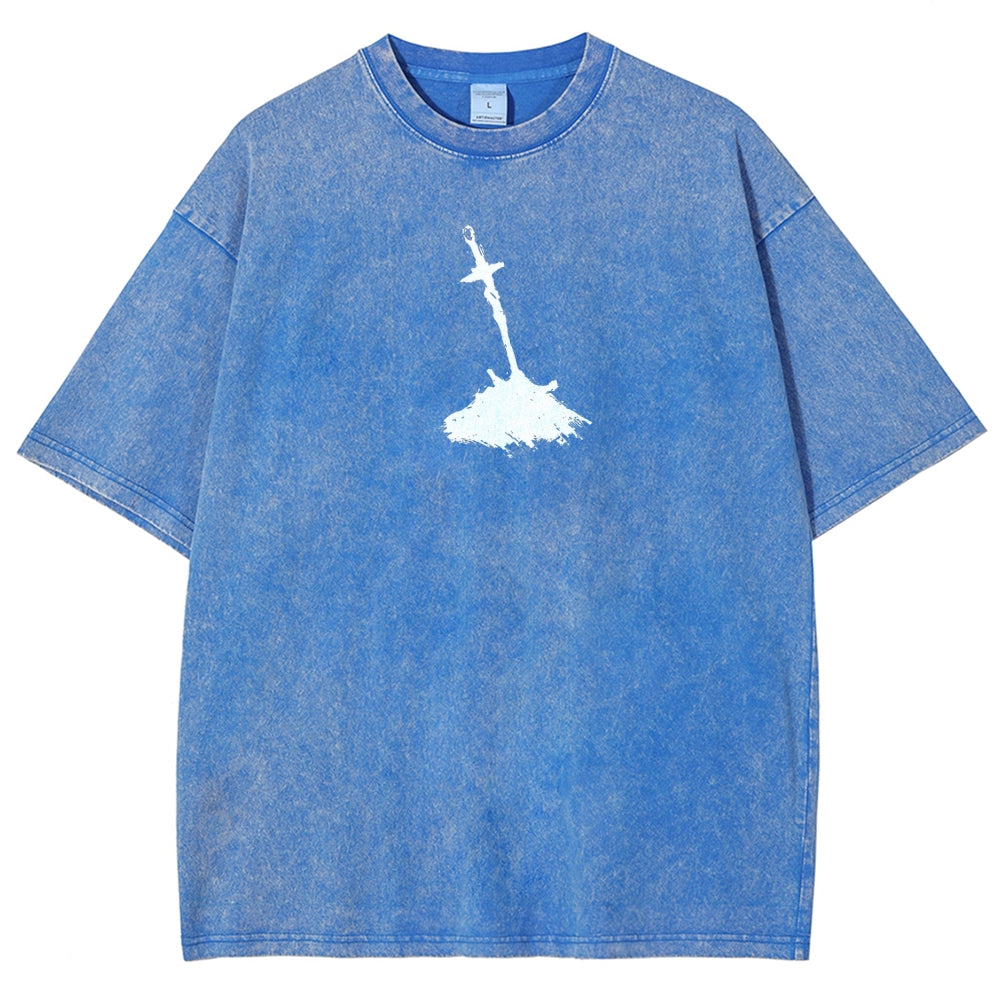 Dark Souls Unisex Fit Washed T-Shirt 2509001592
