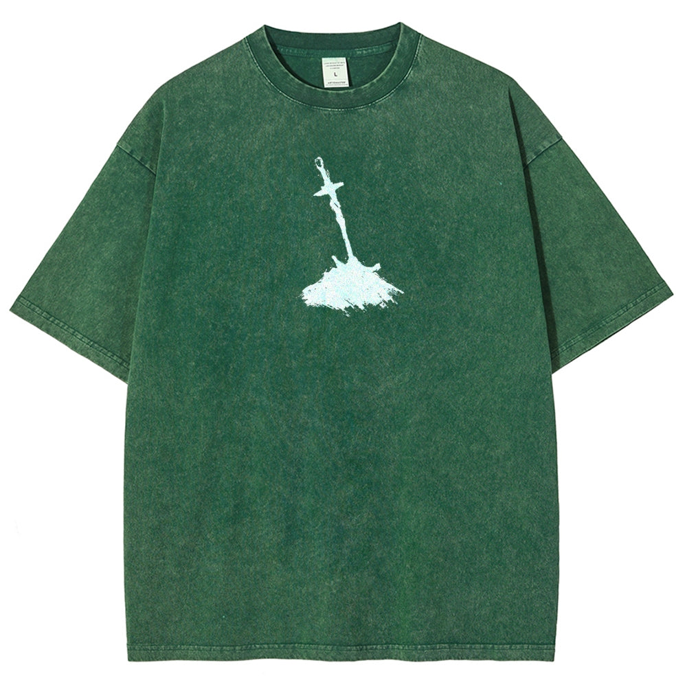 Dark Souls Unisex Fit Washed T-Shirt 2509001592