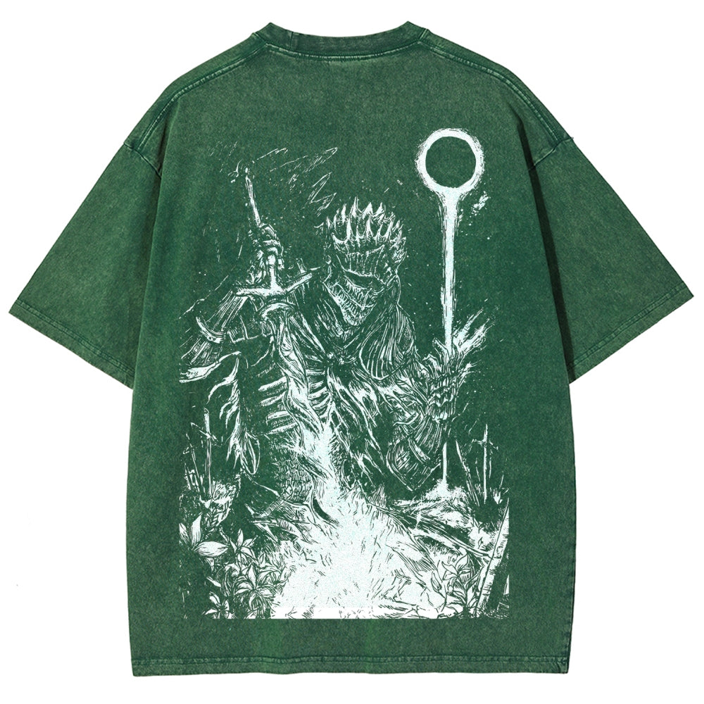 Dark Souls Unisex Fit Washed T-Shirt 2509001592