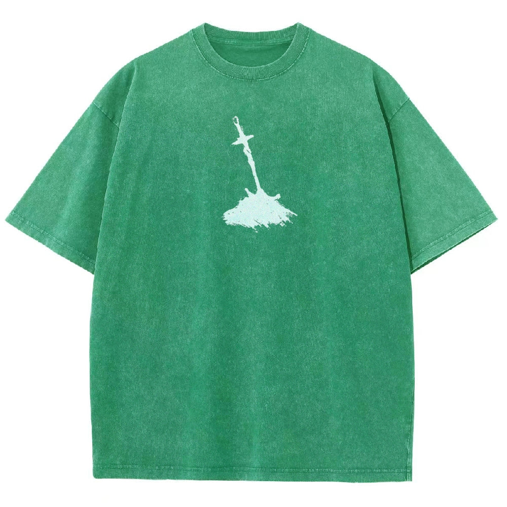 Dark Souls Unisex Fit Washed T-Shirt 2509001592